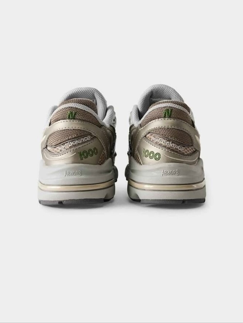 New Balance 1000 Arid Stone/Lt slv met, Women's 6.5/Men's 5 shoes NIB - Picture 4 of 9